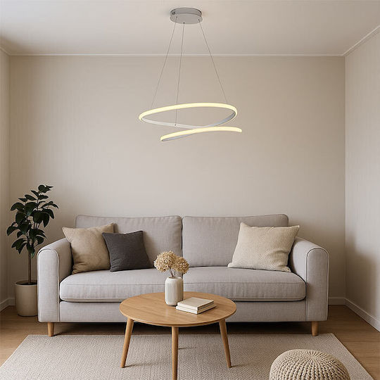 Vivalux Dream LED Κρεμαστό Φωτιστικό Λευκό 60εκ. Vivalux Dream LED Κρεμαστό Φωτιστικό Λευκό 60εκ.