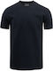 Emporio Armani T-shirt Bărbătesc cu Mânecă Scurtă Negru