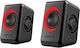 Sonic Gear Quatro 2 2.0 Speakers 6W Red