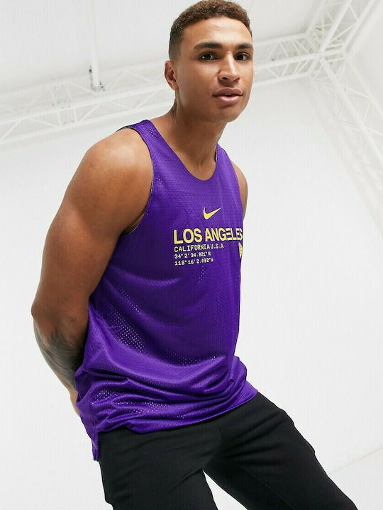 Nike Basketball LA Lakers NBA Reversible CN0716 504 Skroutz.gr