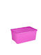Homeplast Nak Πλαστικό Κουτί Αποθήκευσης με Καπάκι Ροζ 70x46x34cm