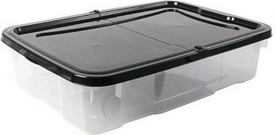Hega Hogar Пластмасова Кутия За Съхранение С Капак 58x39x14см
