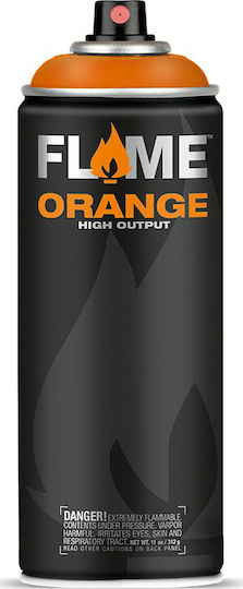 Flame Paint Spray Paint Flame Orange Acrylic with Matt Effect Zinc Yellow 400ml