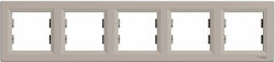 Schneider Electric Asfora Cadru Comutator 5 Loc...