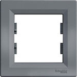 Schneider Electric Asfora Vertical Switch Frame 1-Slot Silver EPH5800162
