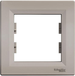 Schneider Electric Asfora Switch Frame 1 Position Vertical Installation in Gray Color EPH5800169 Schneider Electric Asfora Switch Frame 1 Position Vertical Installation in Gray Color EPH5800169