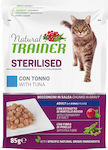 Trainer Sterilised Wet Food for Sterilised Adult Cats In Pouch with Tuna 1pc 85gr