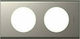 Legrand Celiane Vertical Switch Frame 2-Slots Silver 069112