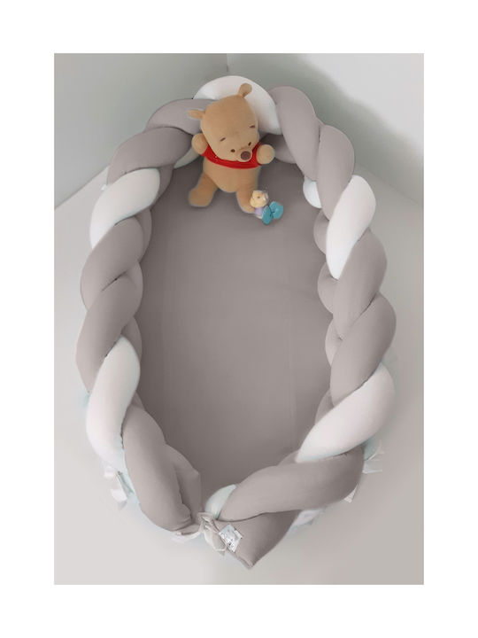 Baby Oliver Baby Nest Με Αποσπώμενη Πλεξούδα 200cm Mocha