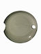 InTheBox Rond Dekorative Platte Rund Keramik Gray 1Stück 29x29x4.5cm