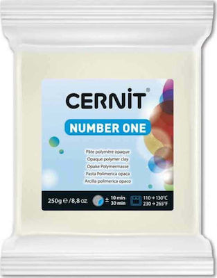 Cernit Number One Polimerică Argilă Albς 250gr CE290027