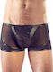 Svenjoyment Underwear Net Boxer with Shiny Straps Black