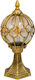 GloboStar Feiss Outdoor Floor Lamp Laterna for E27 Bulb Gold