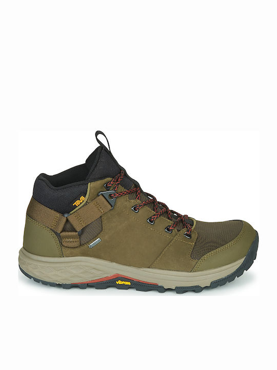 Teva Grandview GTX Încălțăminte De Drumeție Tip Botine Pentru Bărbați Impermeabil Cu Membrană Gore-Tex Verzi