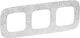 Legrand Valena Allure Schalterrahmen 3-fach Hor...