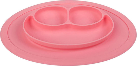 Kiokids Silicone Baby Tray for 6+ months Pink