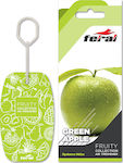 Feral Car Air Freshener Tab Pendand Fruity Collection Green Apple