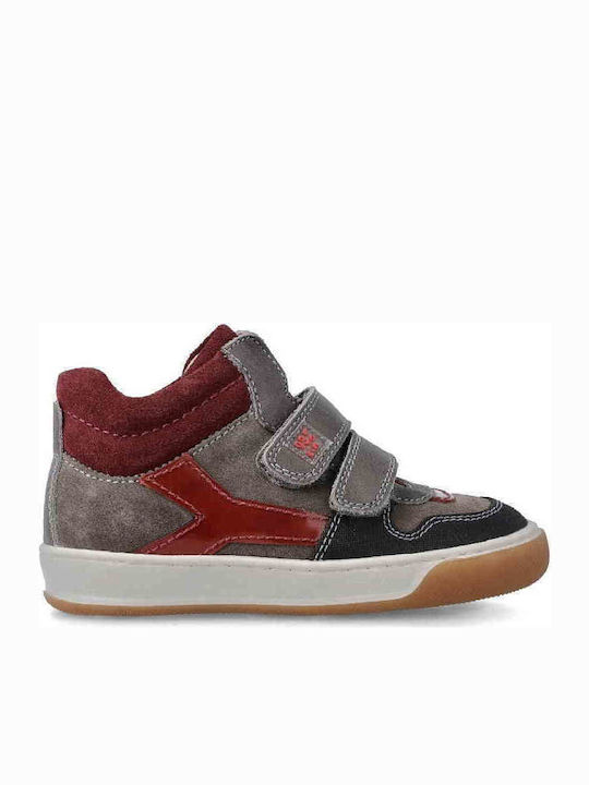 Garvalin Kids Sneakers High with Scratch Gray