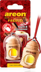 Areon Car Air Freshener Pendand Liquid Fresco Apple & Cinnamon 4ml