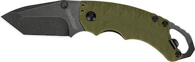 Kershaw Shuffle II Tanto Olive Blackwash Σουγιάς