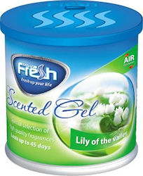 Fresh Way Car Air Freshener Can Console/Dashboard Gel Lily of the valley