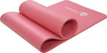 MotivationPro Στρώμα Γυμναστικής Yoga/Pilates Ροζ με Ιμάντα Μεταφοράς (183x61x1cm)