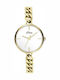 s.Oliver Women's Watch with Gold Metal Bracelet