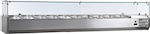 Karamco Βιτρίνα Συντήρησης Επιτραπέζια με Χωρητικότητα 10x1/4 GN 200x33.5x43.5cm Vetro 4