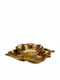 Art et Lumiere Decorative Platter Round Ceramic Leaf 28x28x6.5cm