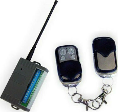 Receptor Telecomandă și Control 4 Canale pentru Telecomenzi de Alarmă RF 433MHz