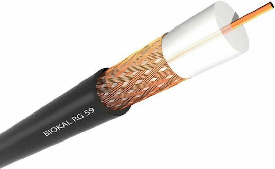Accordia 25-00-0005 Connection Cable for CCTV Systems CCTV RG 59 PVC 1m Black