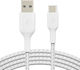 Belkin Braided USB 2.0 Cable USB-C male - USB-A...