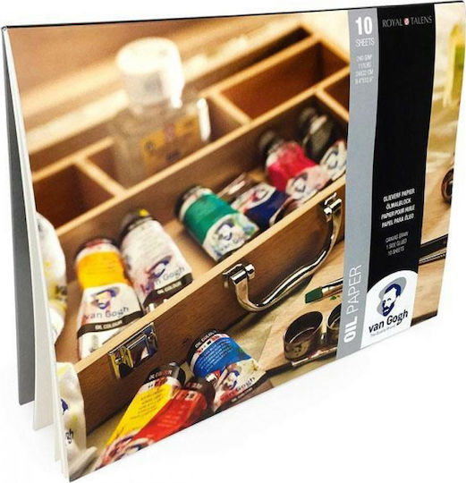 Royal Talens Sketch Pad Van Gogh Oil Paper 24x32cm 240gr 10 Sheets for Oil Colors