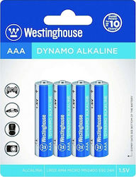 Westinghouse AAA 1.5V 4 бр LR03 Westinghouse AAA 1.5V 4 бр LR03