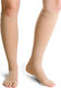 Varisan Top Short Socks Calf High Graduated Compression with Silicone & Open Toes 18-21 mmHg Beige
