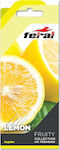 Feral Car Air Freshener Tab Pendand Fruity Collection Lemon