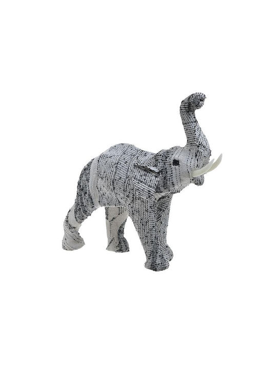 Inart Διακοσμητικός Ελέφαντας από Ύφασμα 27x11x30cm