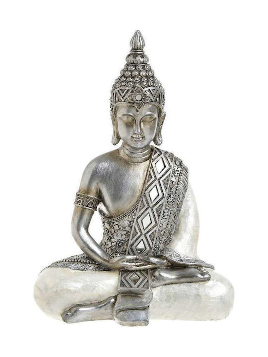 Inart Dekorativer Buddha aus Polyresin 18x9x25cm 1Stück