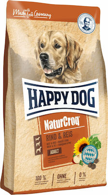 Happy Dog NaturCroq Adult 4кг Суха храна за възрастни кучета с Телешко и Ориз