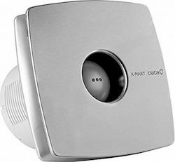 Cata X-Mart 15 Inox Wall-mounted Ventilator Bathroom 150mm Silver