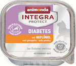 Animonda Integra Protect Diabetes Υγρή Τροφή για Ενήλικες Γάτες σε Ταψάκι με Κοτόπουλο Διαίτης 100gr