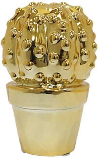 Art et Lumiere Decorative Cactus made of Ceramic Material 9x9x15cm 1pcs