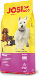 Josera Josidog Mini 0.9kg Trockenfutter ohne Gluten für erwachsene Hunde kleiner Rassen mit Mais, Fleisch, Ente und Reis