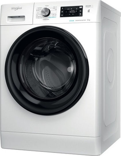 Whirlpool Пералня 8кг с Парна Технология 1400 Оборота 6th Sense FFB 8448 BV EE