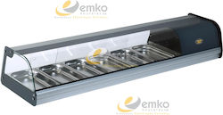 Roller Grill Refrigerated Display Case Tabletop with Capacity 6x1/3 GN Roller Grill Refrigerated Display Case Tabletop with Capacity 6x1/3 GN