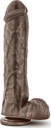 Dr. Skin Mr. Savage Glass Dildo with Balls and ...