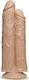 Dr. Skin Διπλό Dildo με Βεντούζα Vanilla 27cm