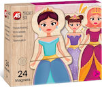 AS Joc de construcție magnetic Box Princesses pentru copii de 3++ ani