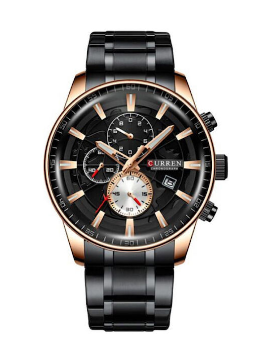 Curren Men's Watch 47mm Chronograph Battery wit...