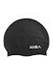 AMILA Silicone Adults Swimming Cap Black